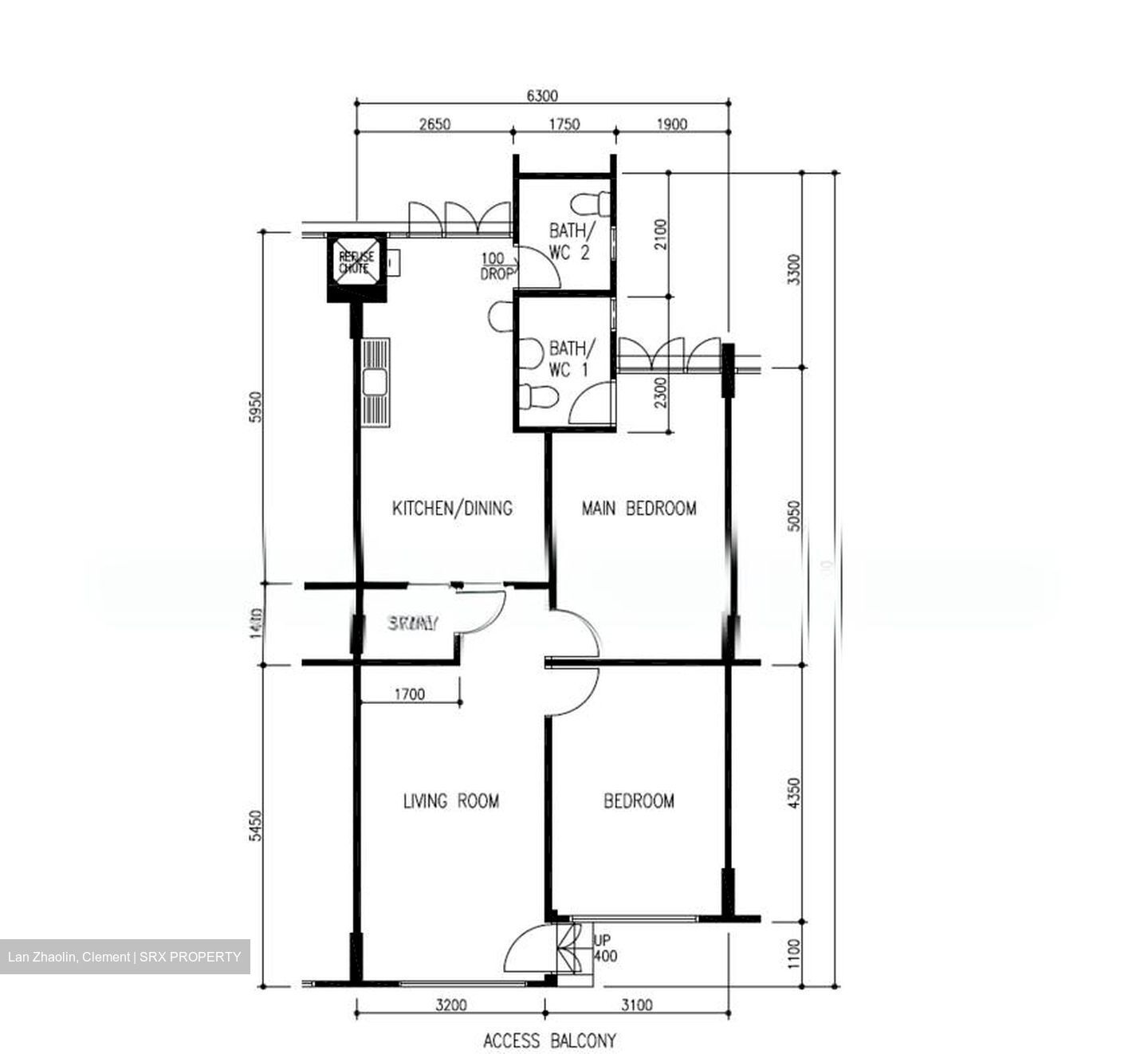 Blk 851 Tampines Ville (Tampines), HDB 3 Rooms #577483061